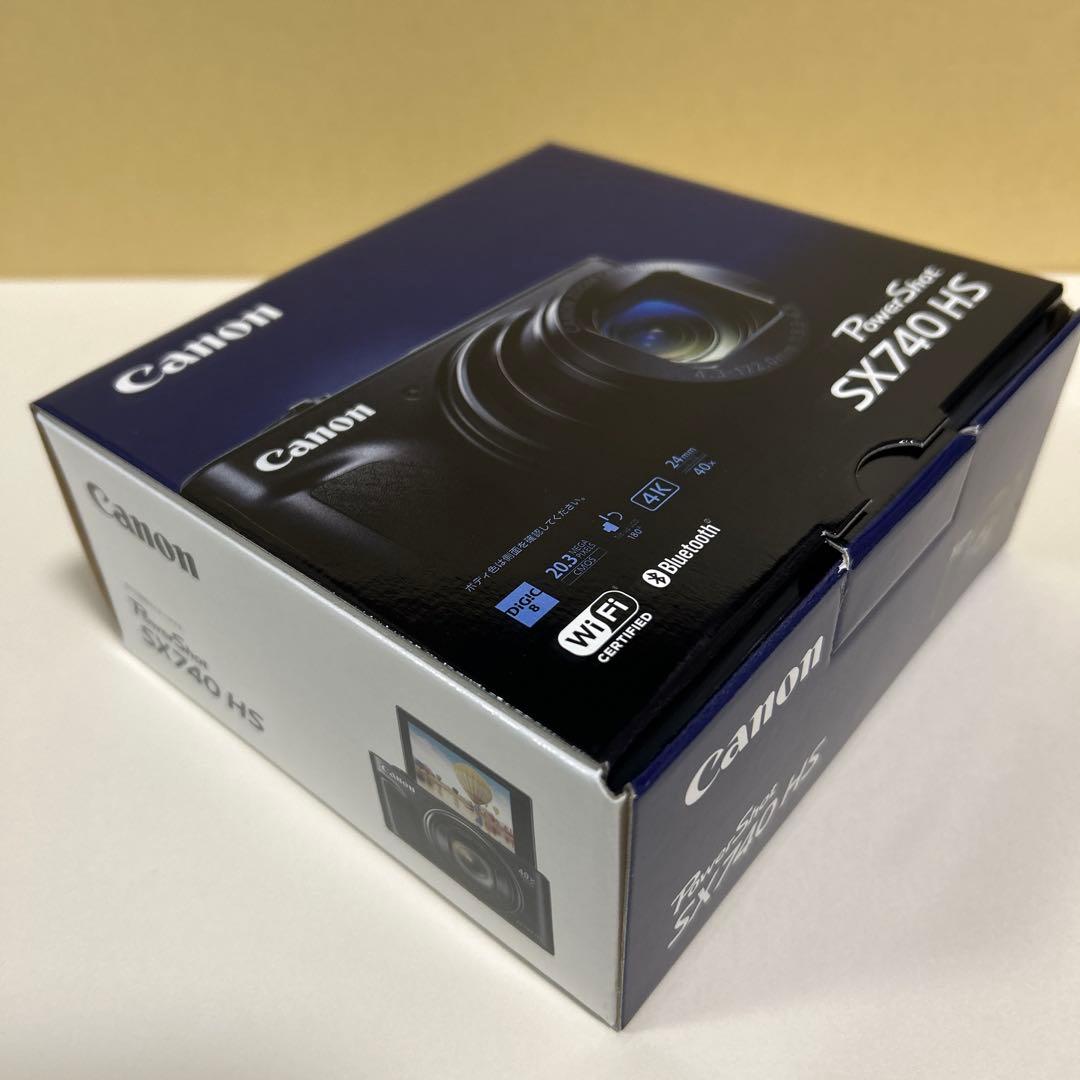 【新品•未使用】Canon PowerShot SX740 HS 本体　ブラック