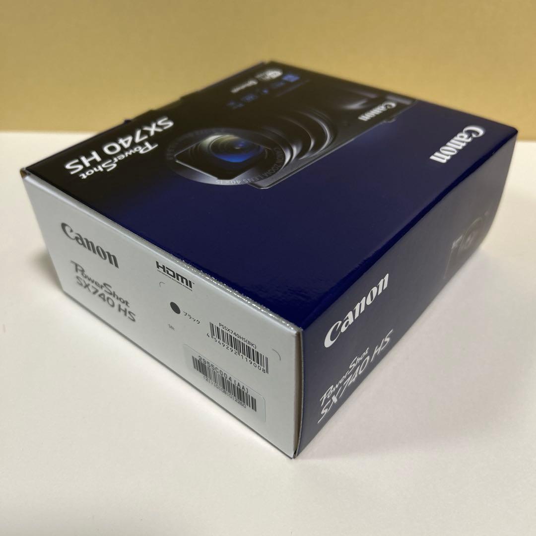 【新品•未使用】Canon PowerShot SX740 HS 本体　ブラック