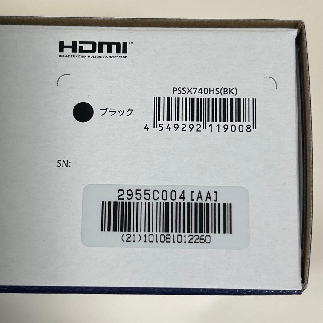 【新品•未使用】Canon PowerShot SX740 HS 本体　ブラック