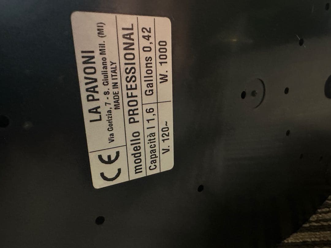 ラパボーニエスプレッソマシーンプロフェッショナル