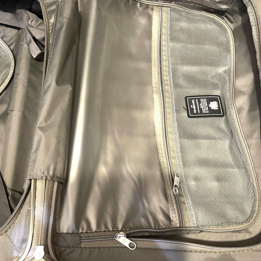 Samsonite グレー キャリーカート TSAロック付き