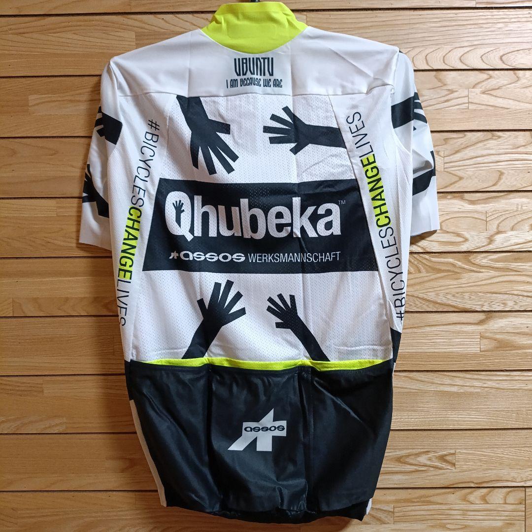 支給品　Team Qhubeka サイクルジャージ　ASSOS クベカアソス