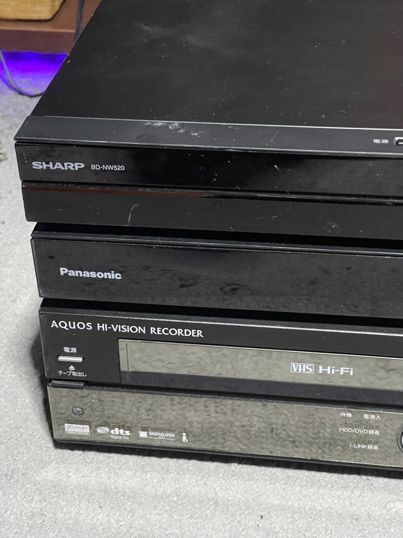 レコーダー SHARP HDD/VHS/DVD