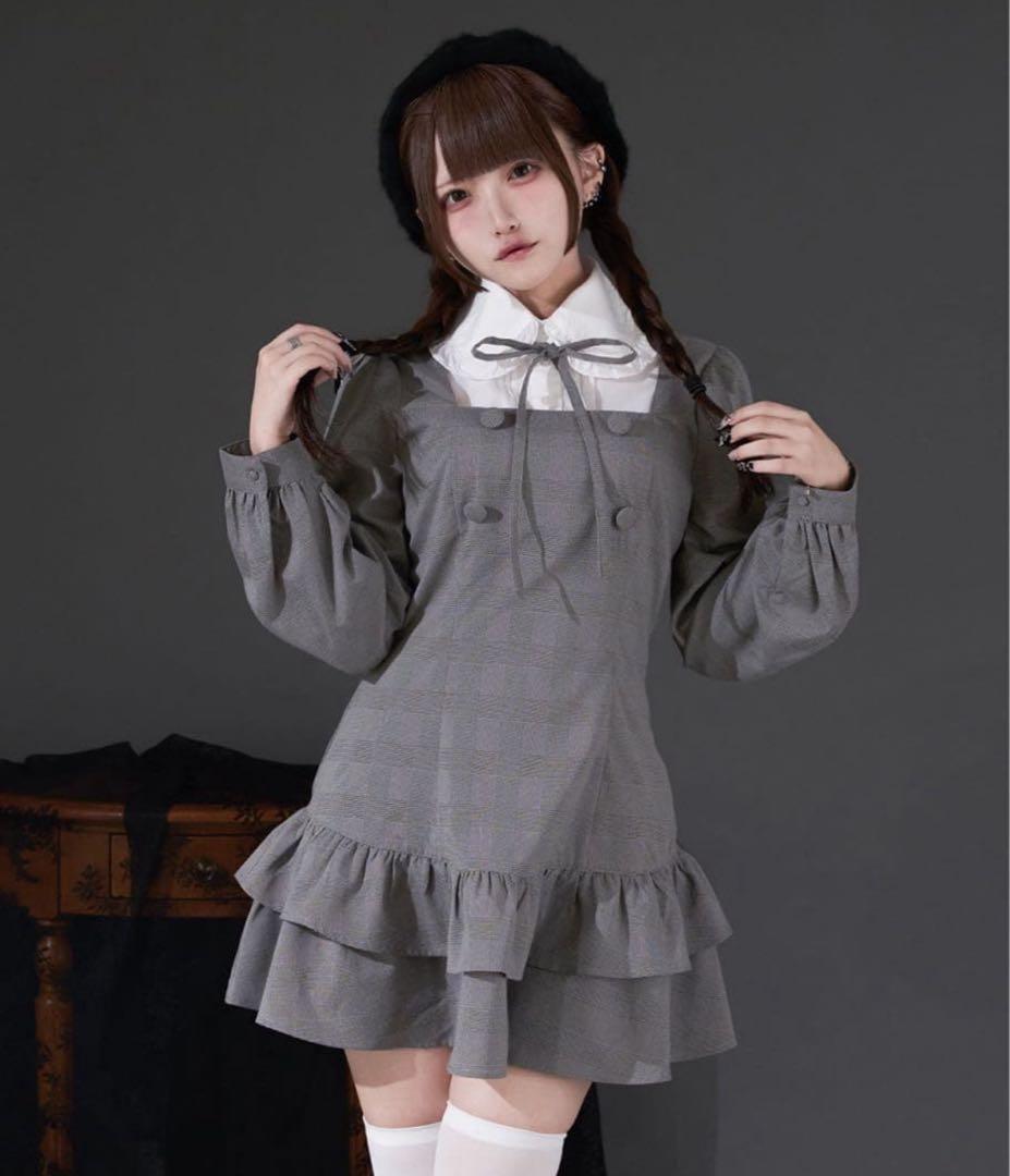 Pal elfy パルエルフィー クラシカルシャツレイヤードワンピース