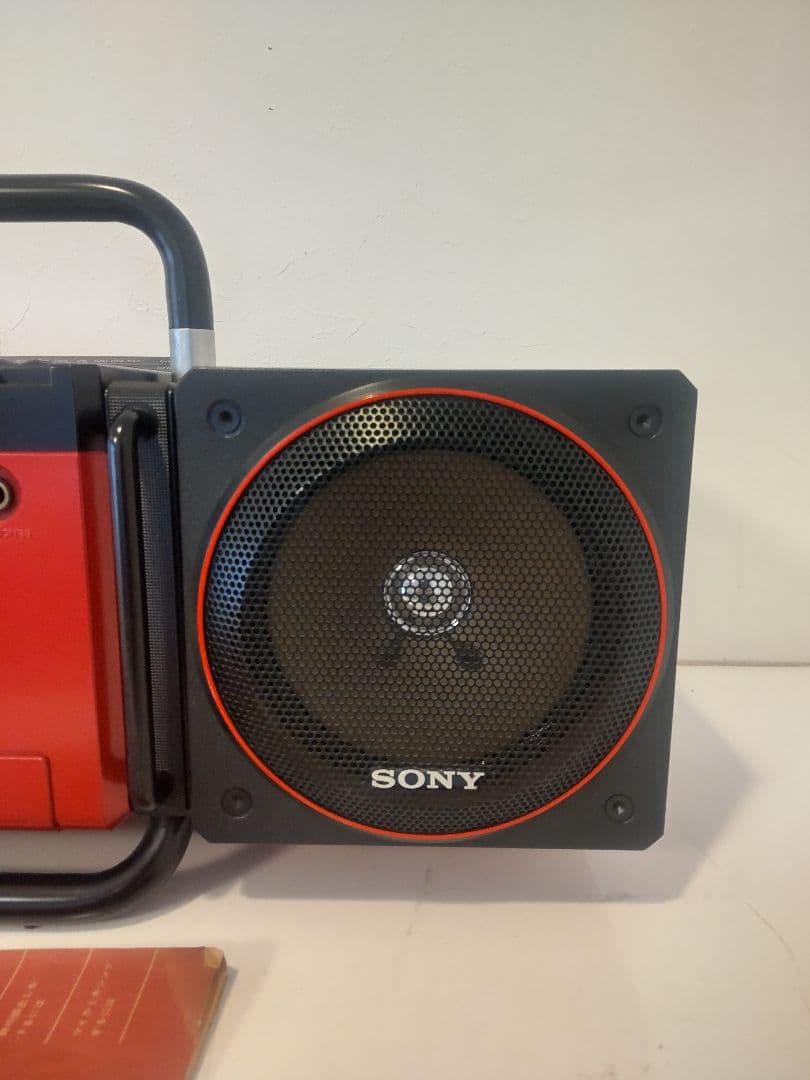 【希少】 SONY CFS-700 STEREO ラジカセ キューブリック