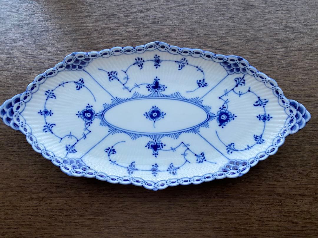 ロイヤルコペンハーゲンブルーフルーテッドハーフレース1/613 ☆2nd