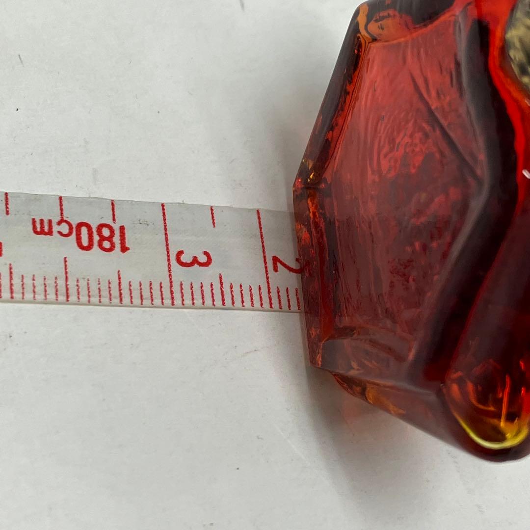 アンティーク☆Bohemia☆ボヘミアンガラス☆香水ボトル☆ミニボトル☆ブラウン