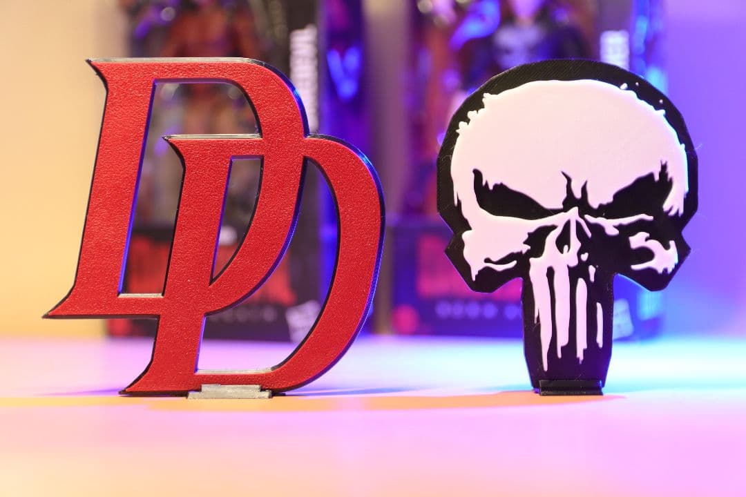 新品未開封デアデビル＆パニッシャー 2体セット＋ジオラマパーツ2点オマケ