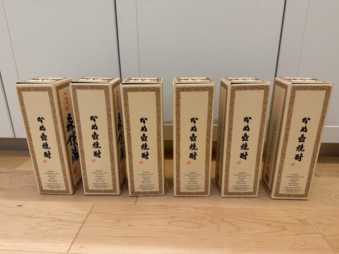 【新品未開封】森伊蔵 720ml 6本セットJAL国際線機内販売