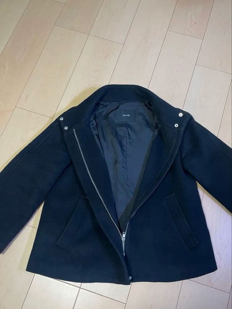 allureville アルアバイル ビーバー スタンドショートコート【M】