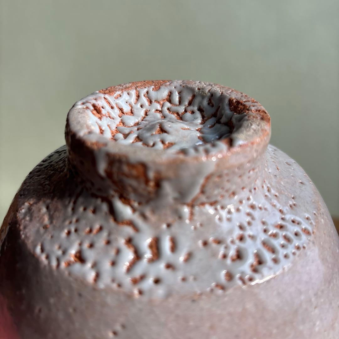 赤瀬清泉造 草添窯 萩焼 抹茶碗 茶道具 共箱（11t）