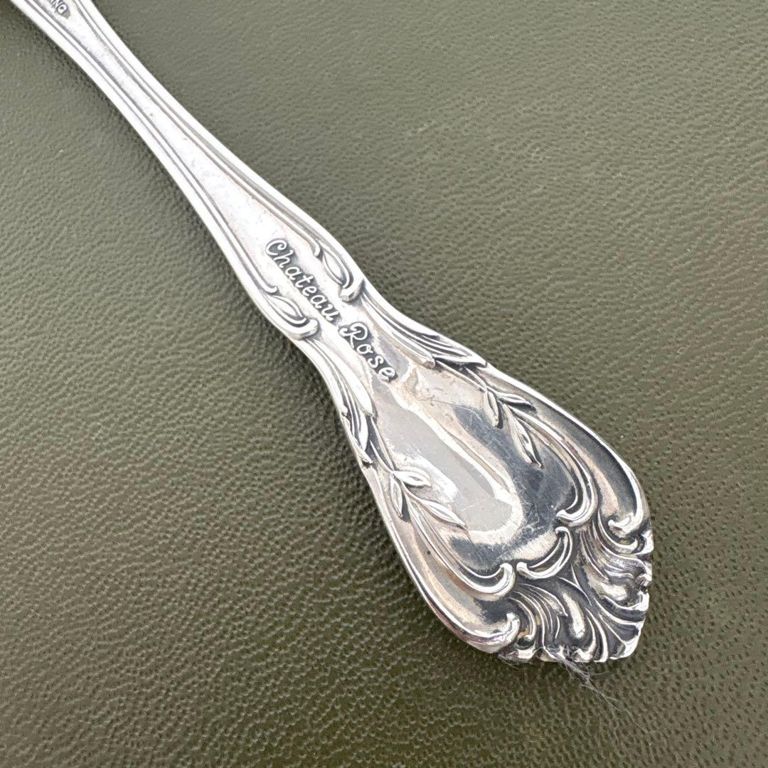 ビンテージ　ALVIN STERLINGフォーク　純銀　シャトーローズ　シルバー