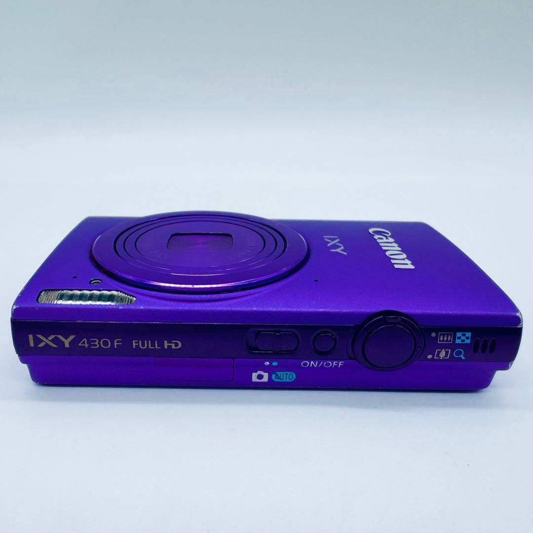 【訳あり】Canon IXY 430F パープル FULL HD デジタルカメラ