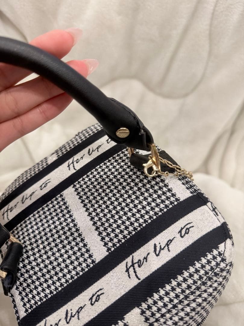 バッグ Herlipto Jacquard Vanity Bag (silver)