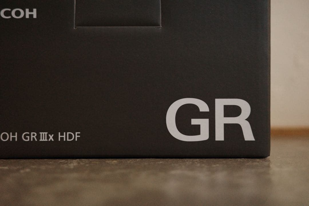 RICOH GR IIIx HDF／シャッター467回