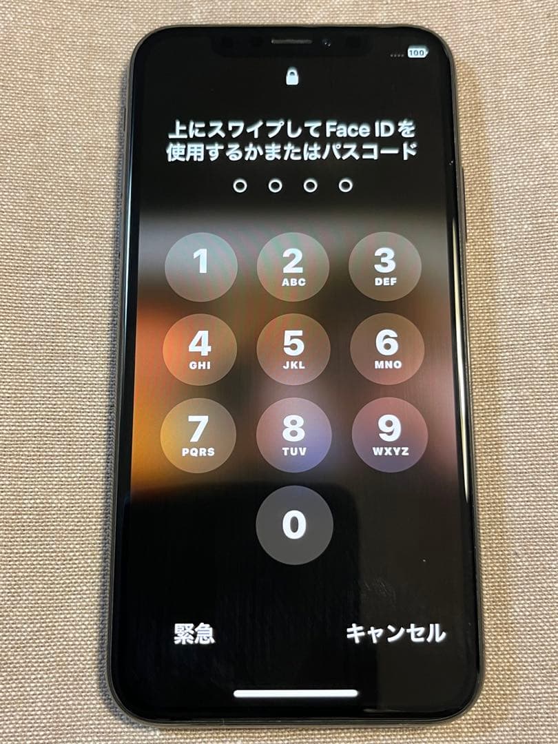 iPhone X 256GB SIMフリー　バッテリー85% 完動美品