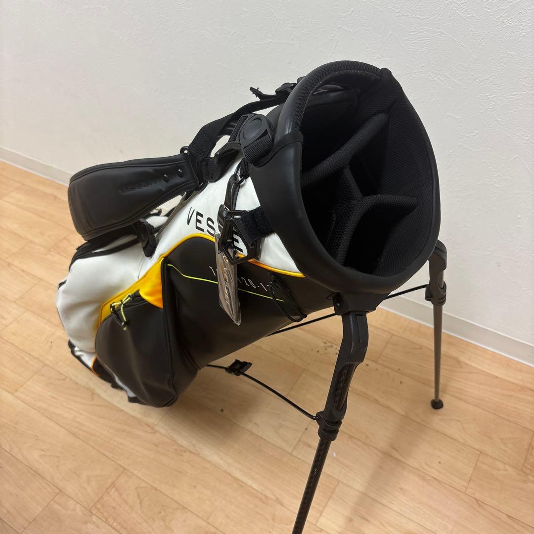 VESSEL 7.5型 軽量キャディバッグ フード付　訳あり