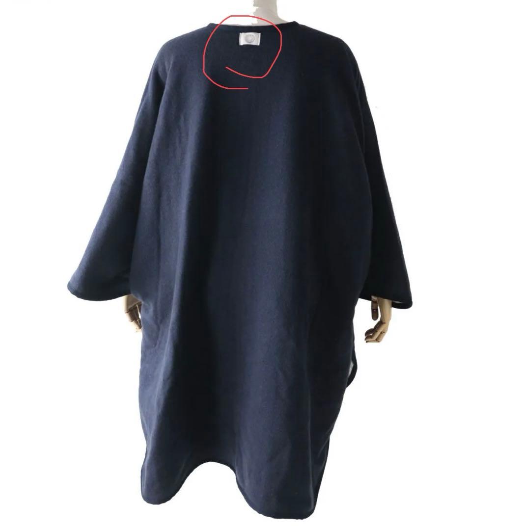 HERMES エルメス ポンチョ／ケープ チェック柄