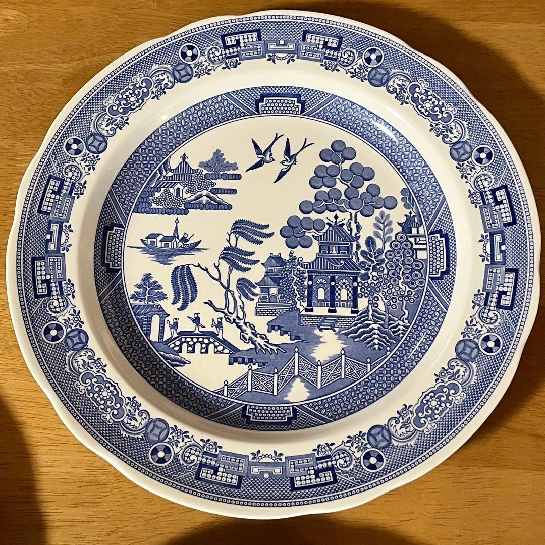 【美品】英国製　スポード ★ブルールームコレクション★プレート6枚