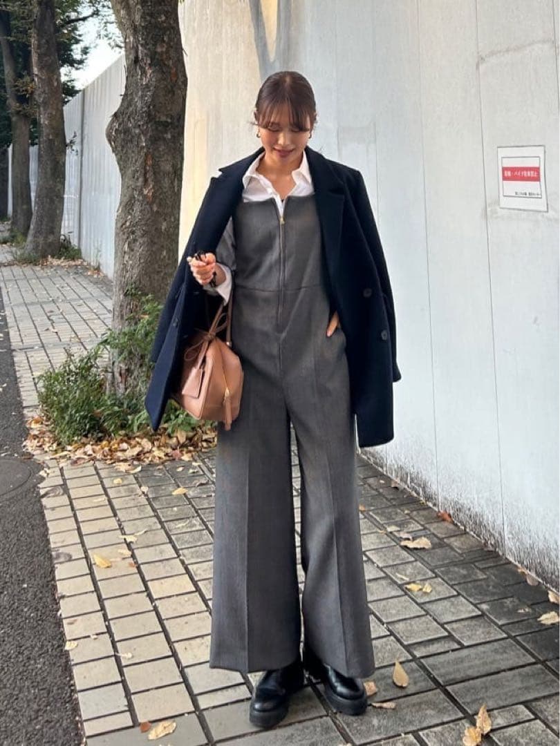 ルーニィ新品⭐️25年新作ジャコットウールジャケットコートsuper110‘s