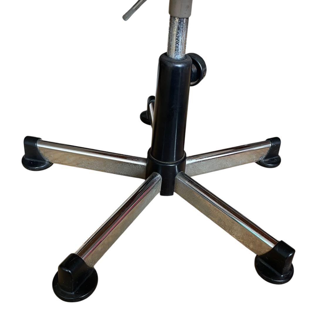 国産ヴィンテージ レトロ チトセ￼デスクチェア 昭和　ビンテージ 椅子 チェック