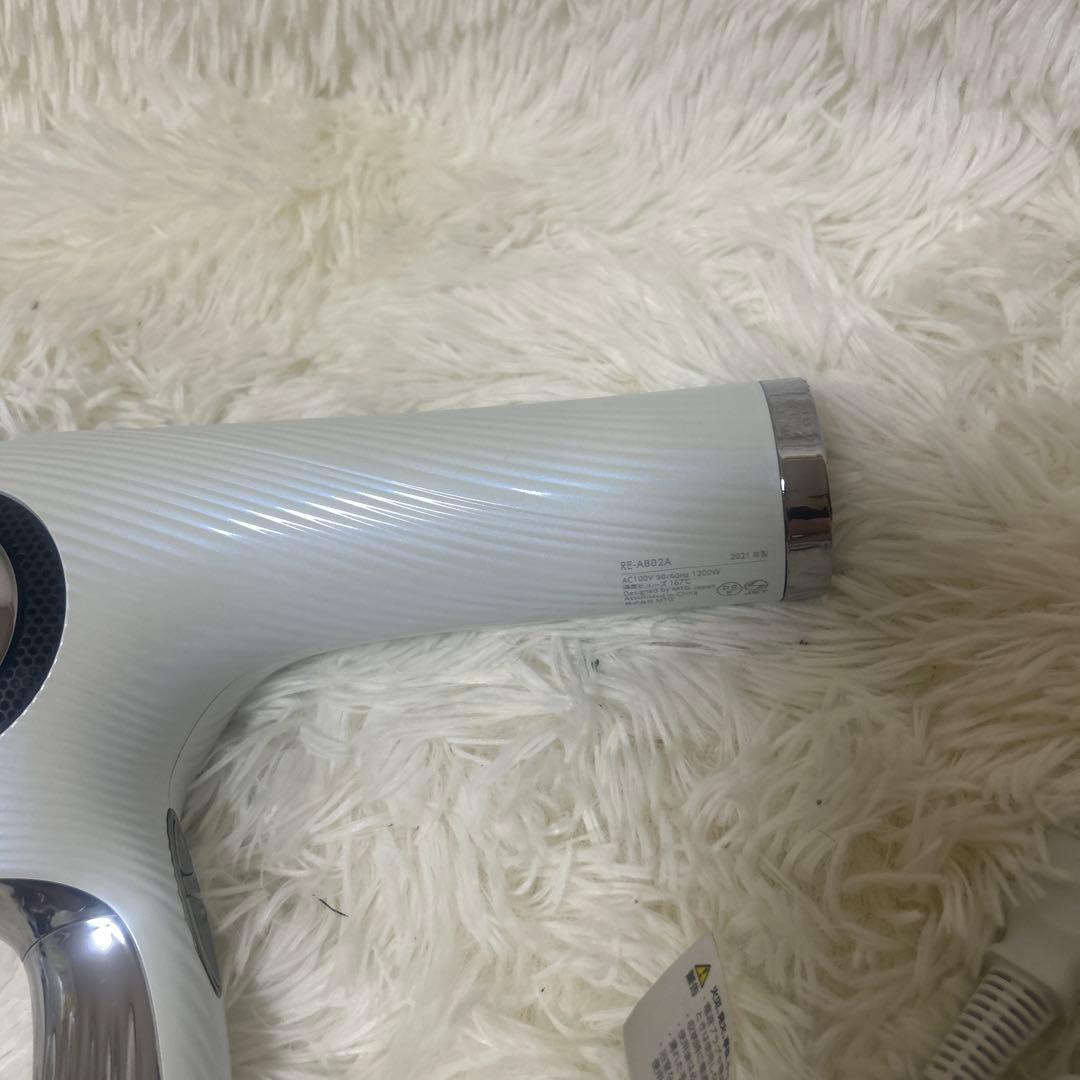 【美品】ReFa リファ　RE-AB02A ヘアドライヤー　ホワイト 付属品
