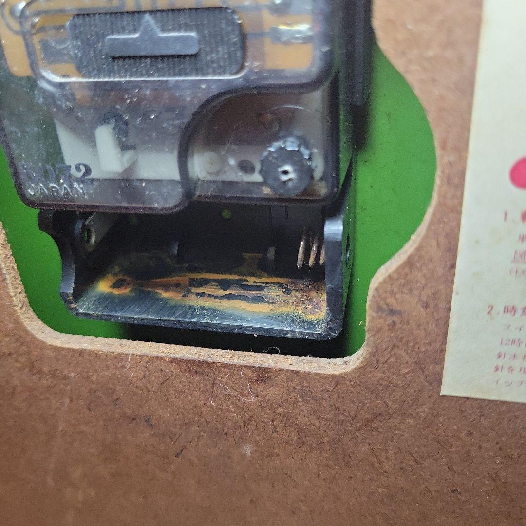 TOSHIBA 緑 八角形 クォーツ時計 昭和レト ヴィンテージ 東芝 掛け時計