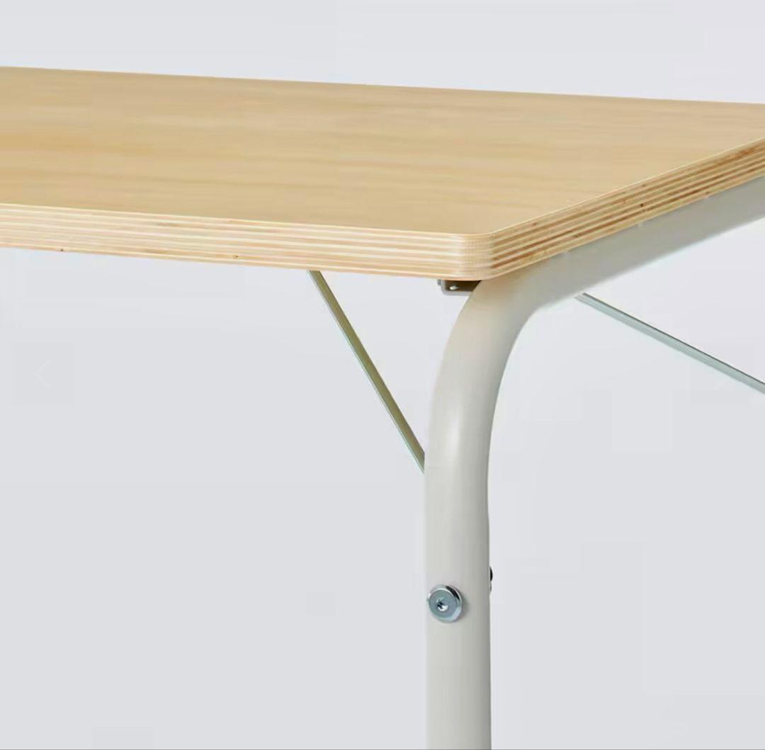 【現地引取OK】MUJI 折りたたみ式テーブルと椅子セット