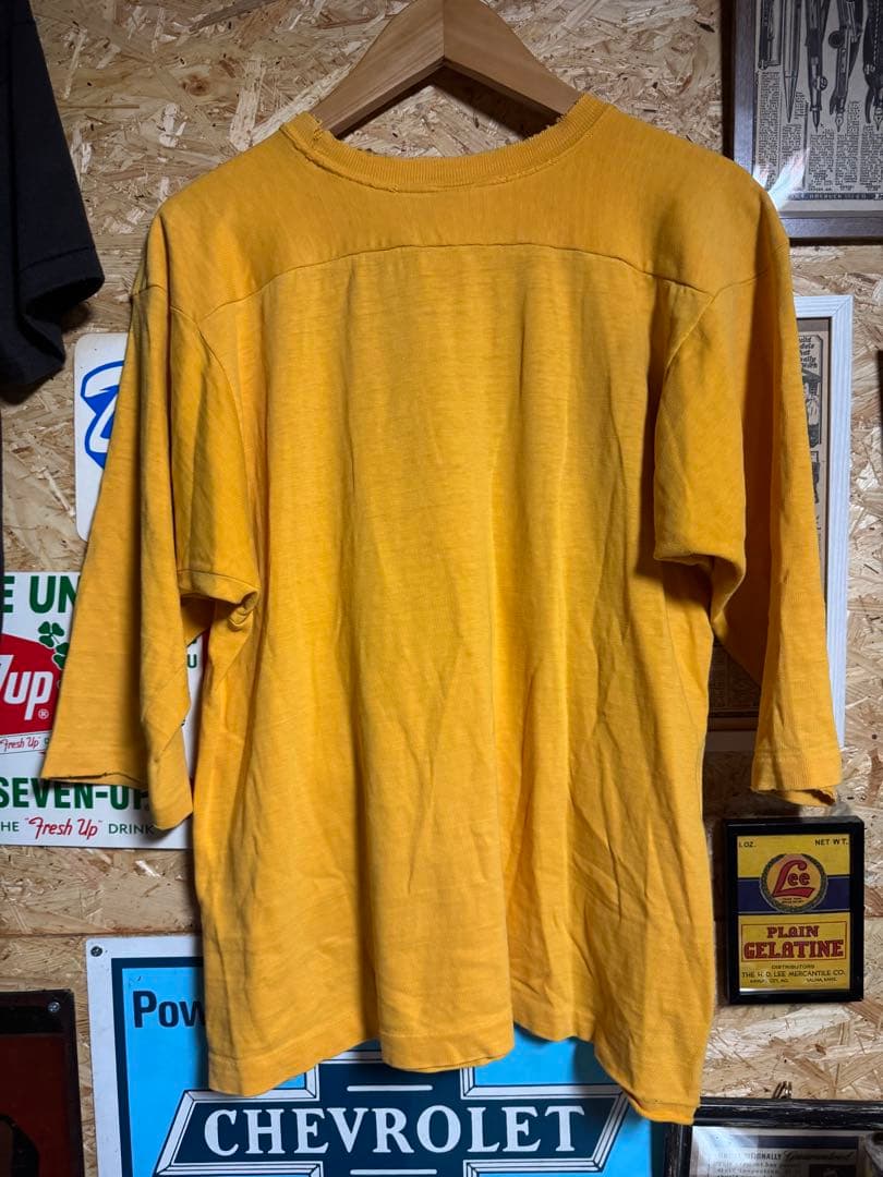 チャンピオン　バータグ　フットボールtシャツ 70s