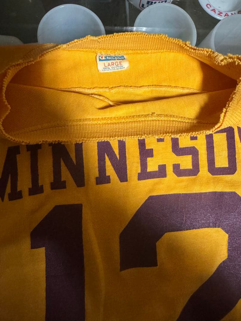 チャンピオン　バータグ　フットボールtシャツ 70s