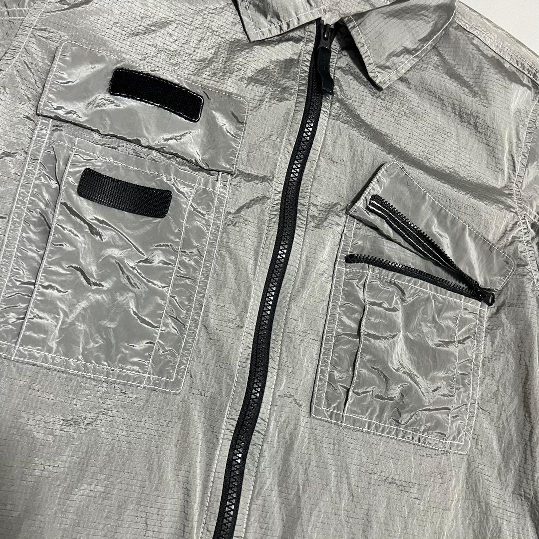 極美品STONE  ナイロン メタル ジャケット S~Mサイズ