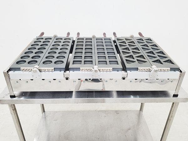 Z499/大判焼き器/今川焼き/回転焼き/3連式ガス式/都市ガス/業務用