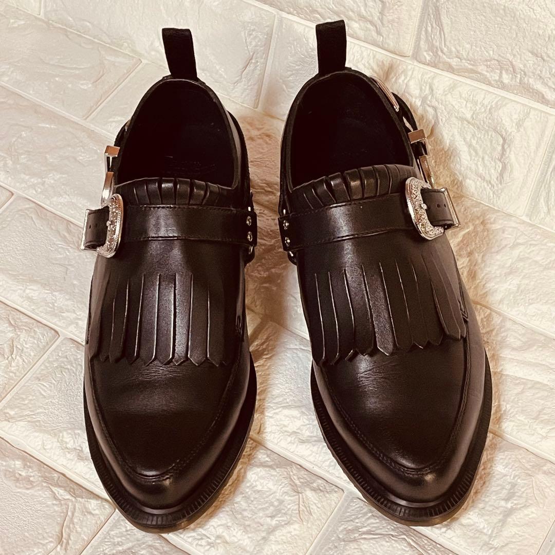 h*x様 Dr.Martens×REGALE DELYLAHフリンジ付きローファ