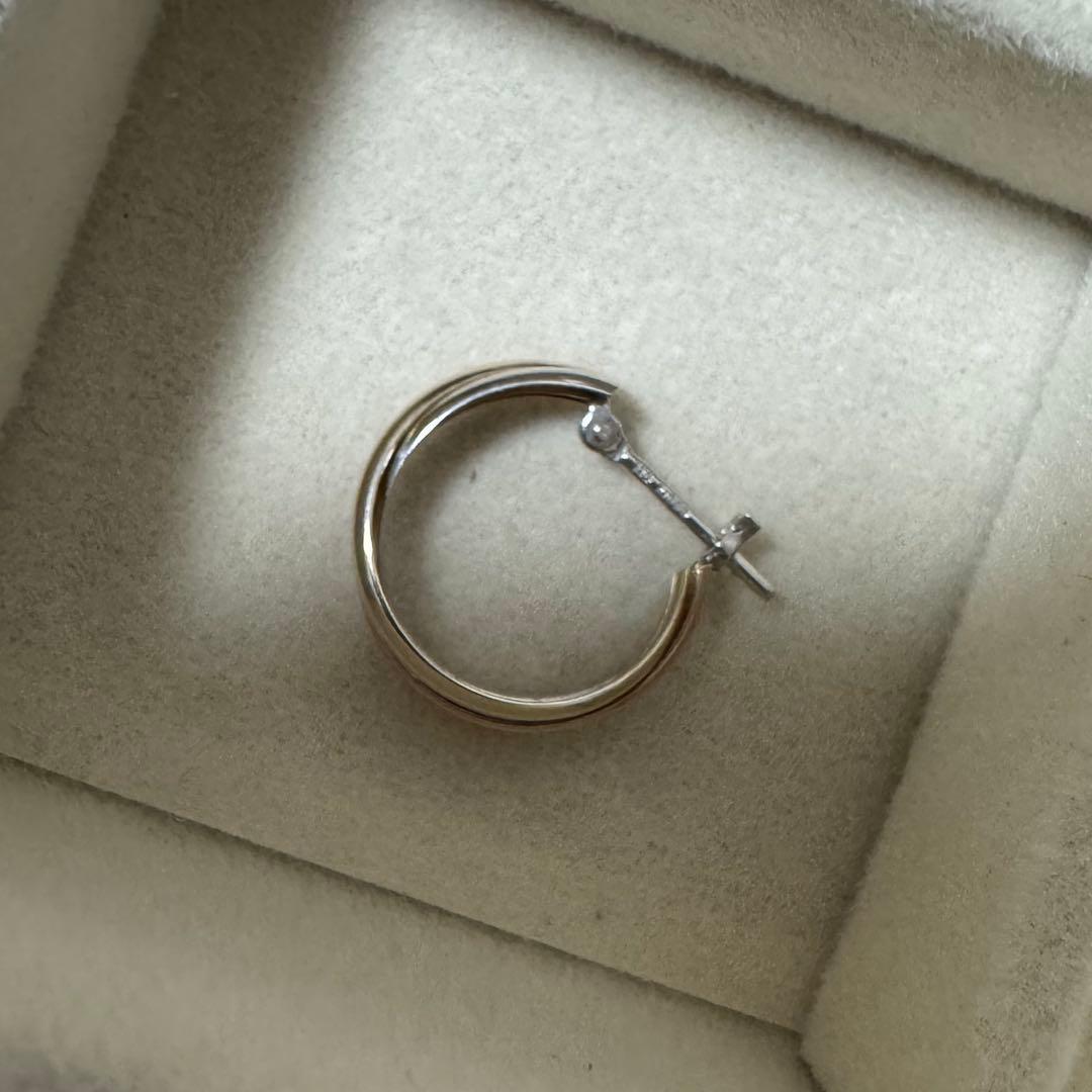 ジュエリーツツミ K10 フープピアス　片耳のみ