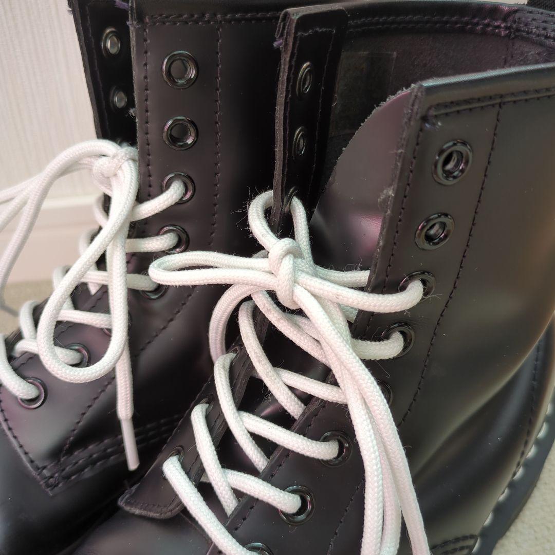 【美品】Dr.Martens 8ホール　UK5　24cm ホワイトステッチ