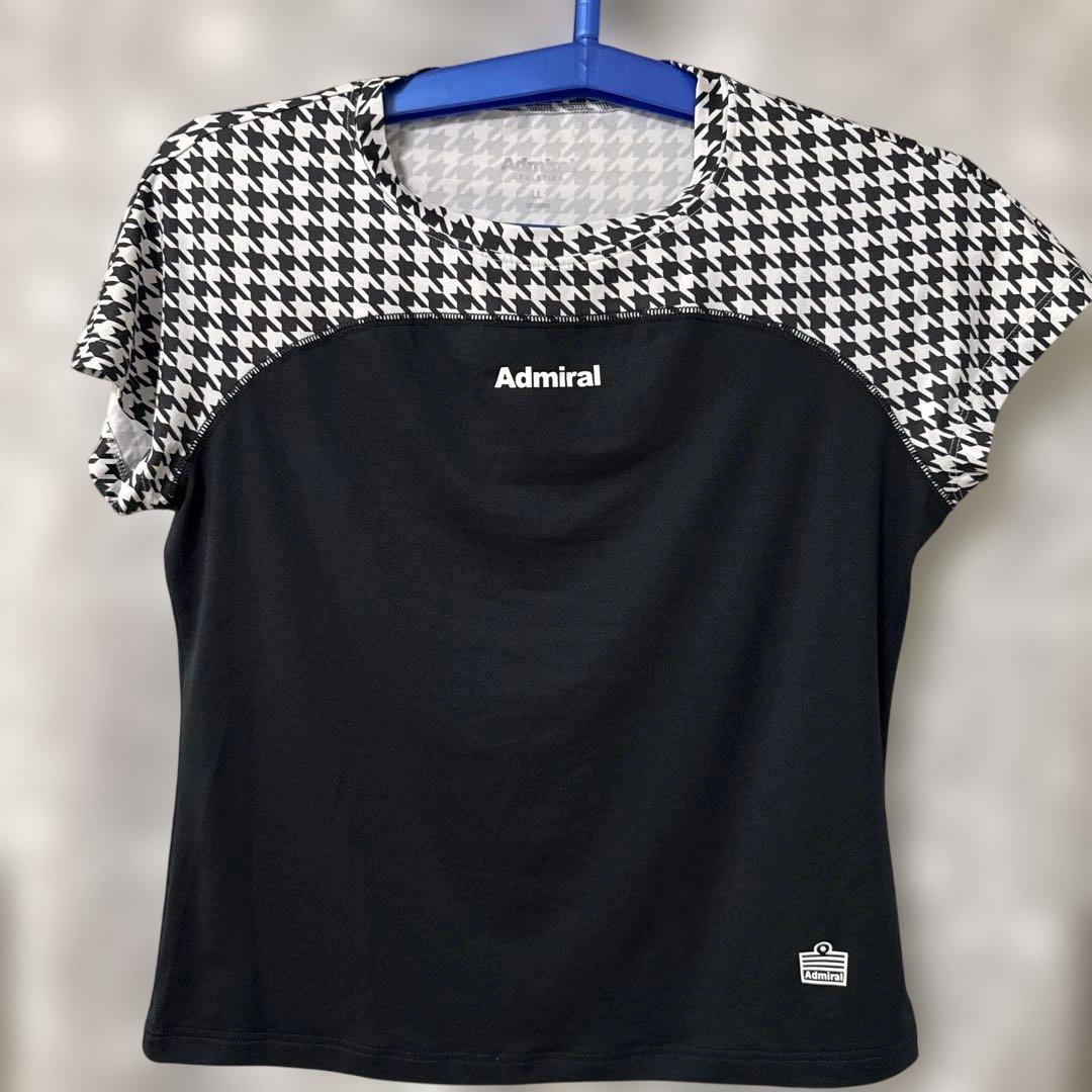Admiral ハウンドトゥース柄 テニスウェアセット セットアップ 50