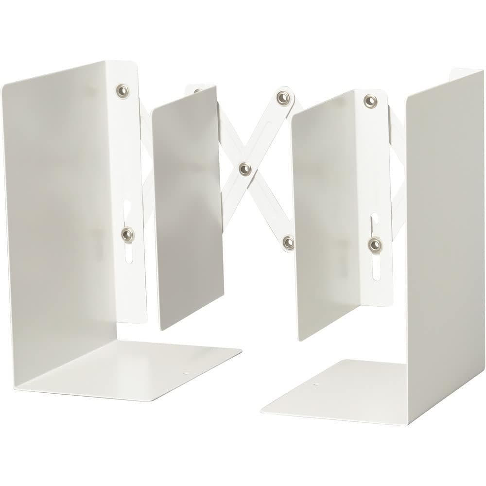 ☆ブックエンド：アコーディオン式、自在に伸縮・安定収納