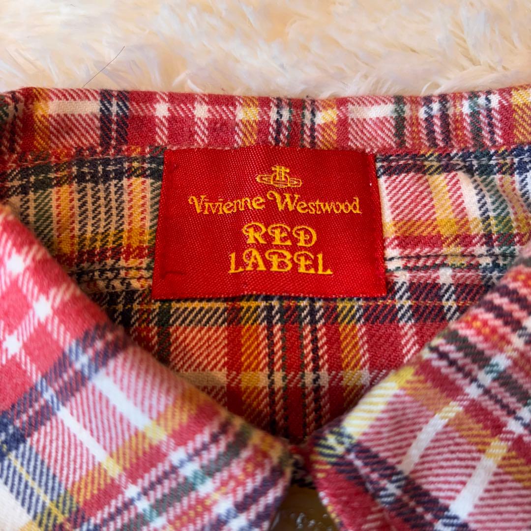 ★Vivienne Westwood RED LABEL★チェックシャツオーブ