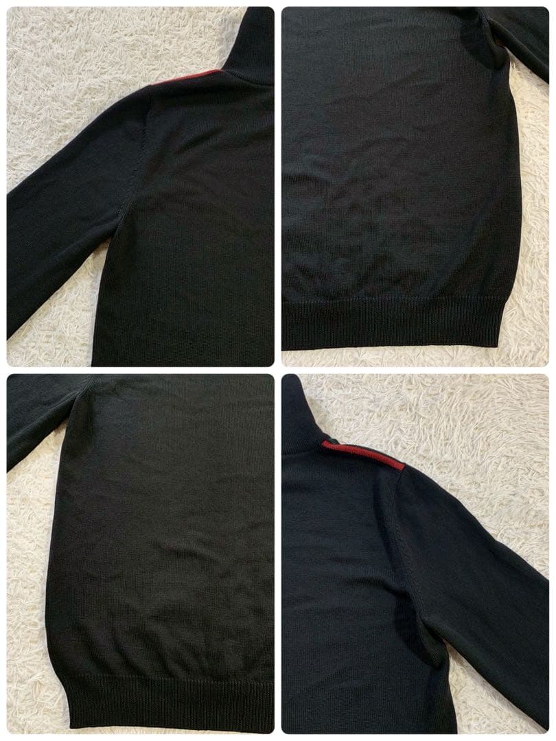 GUCCI　グッチ　シェリーライン　ドライバーズニット　ジップアップジャケット