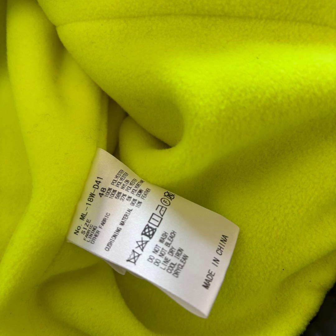 最高峰 マークアンドロナ ベスト 中綿 ダウン 3D ブラック 裏起毛