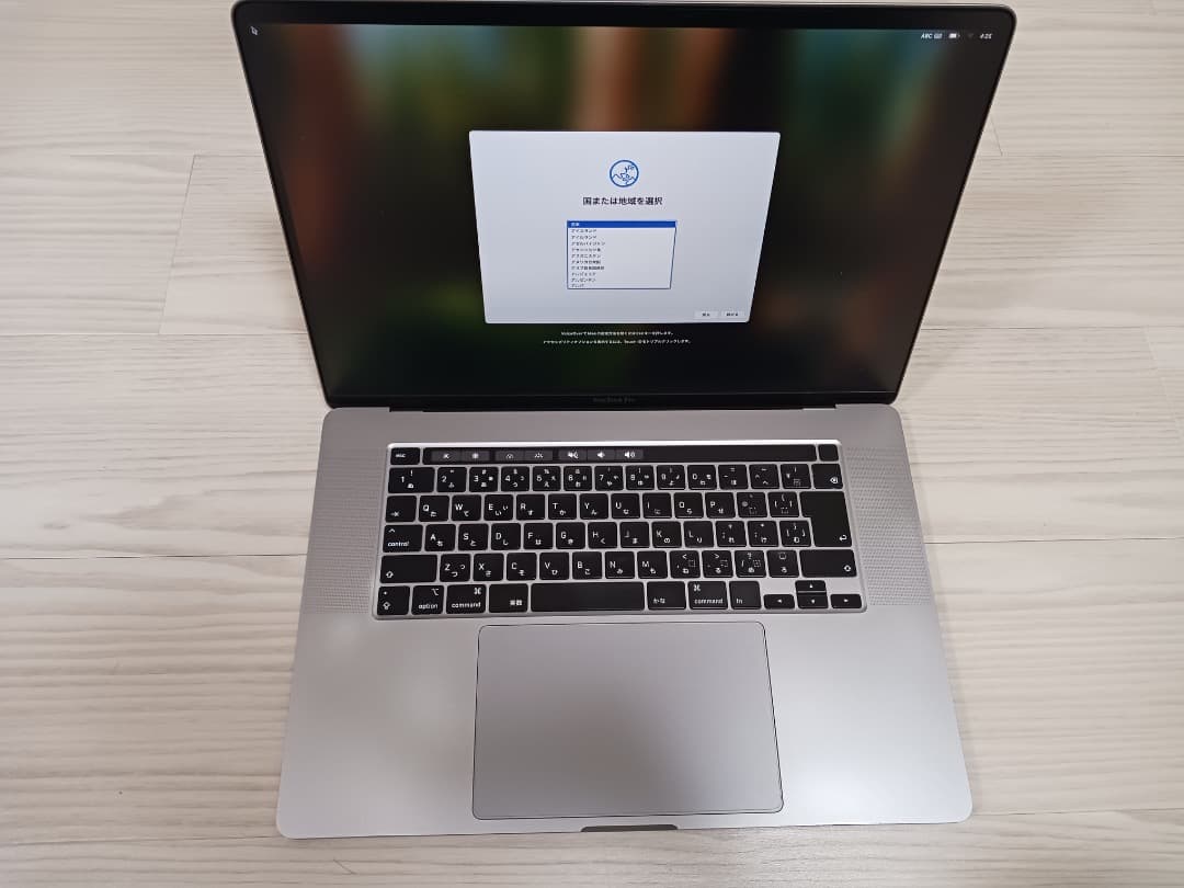 MacBook Pro 2019 16インチ