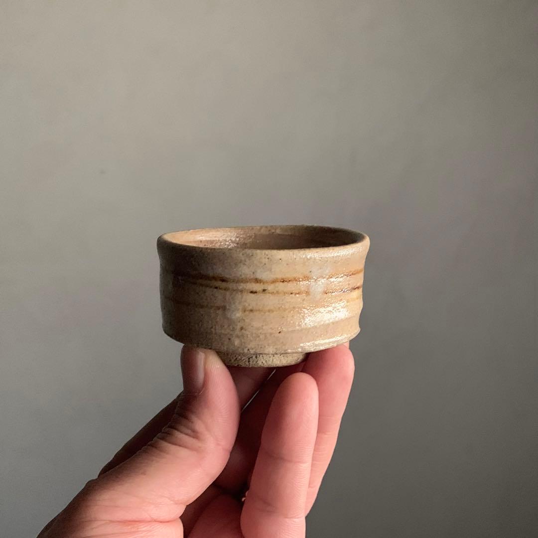 輪線文 桶盃 半筒盃 盃 ぐい呑み ちょこ 酒器 古美術 古道具 アンティーク