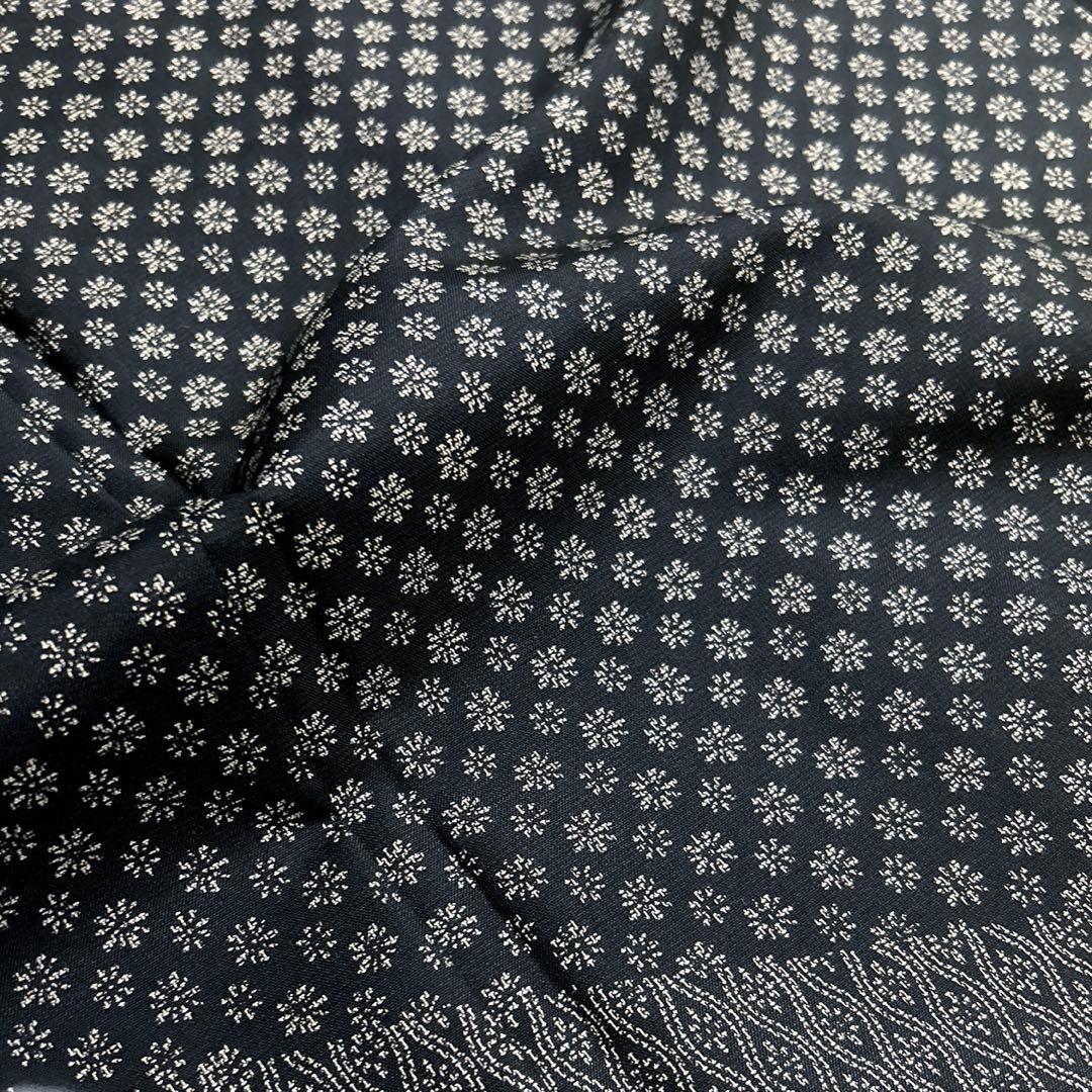 専用ページ　正絹　ガード加工済み　大島紬《小花　雲》