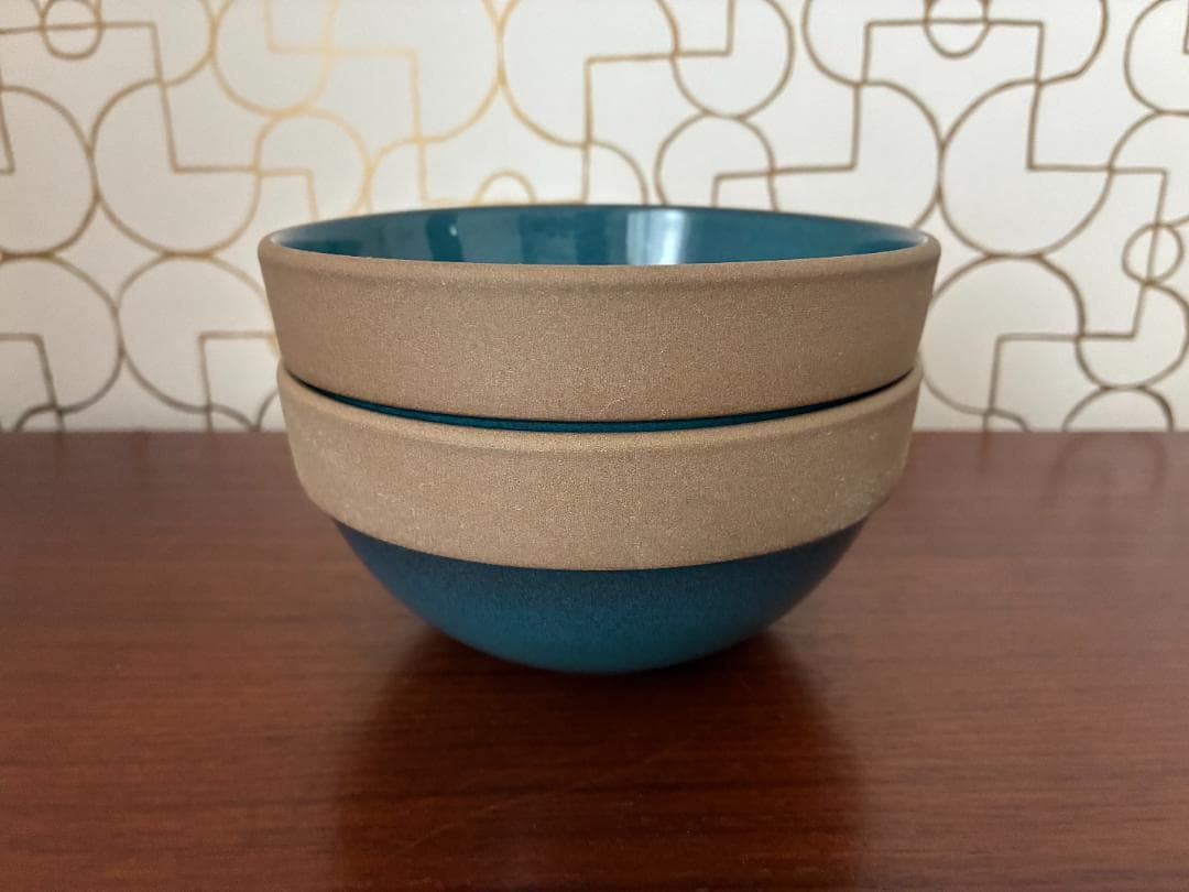 Heath Ceramics　ヒースセラミックス　シリアルボウル　２個組　青色