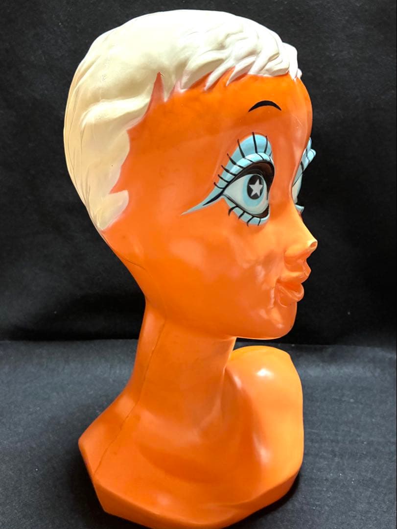 ツイッギー　ヘッドマネキン　ビンテージ　レトロ