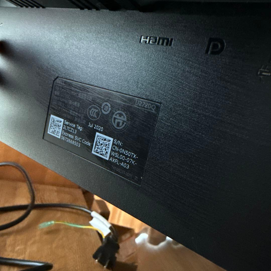 Dell モニター 4K 27インチ