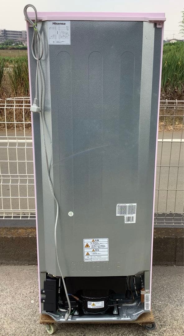 【早い者勝ち】ハイセンス 2ドア冷蔵庫 HR-G1501KP 18年製 ピンク