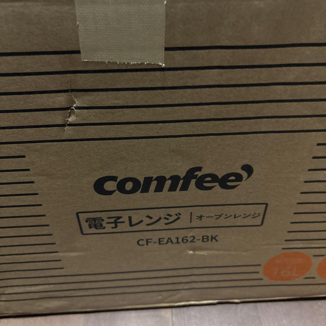 COMFEE' オーブンレンジ 16L フラットテーブル CF-EA162-BK