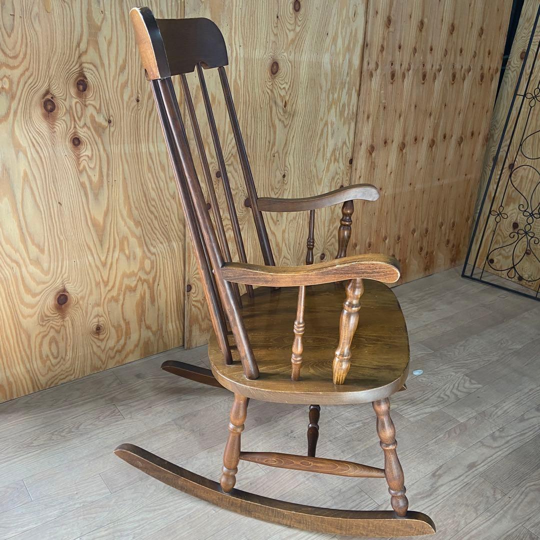 柏木工 ロッキングチェア 椅子 アンティーク 家具 かしわ