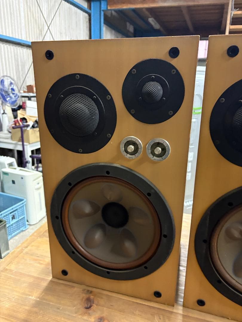 Victor SX-7 スピーカー ペア ビクター 3ウェイ パッシブ 木目調